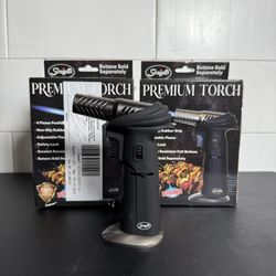 Premium torch lighter grill 