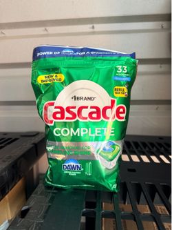 Cascade Complete Dishwasher Pods 33 Count