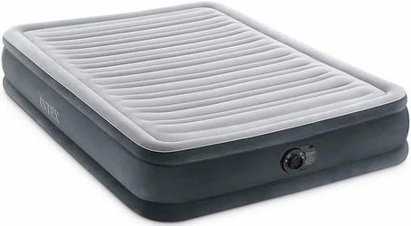 Intex Dura-Beam Deluxe Plush Air Mattress – Queen Size
