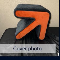 Velvet Upholstered Sofa Stool