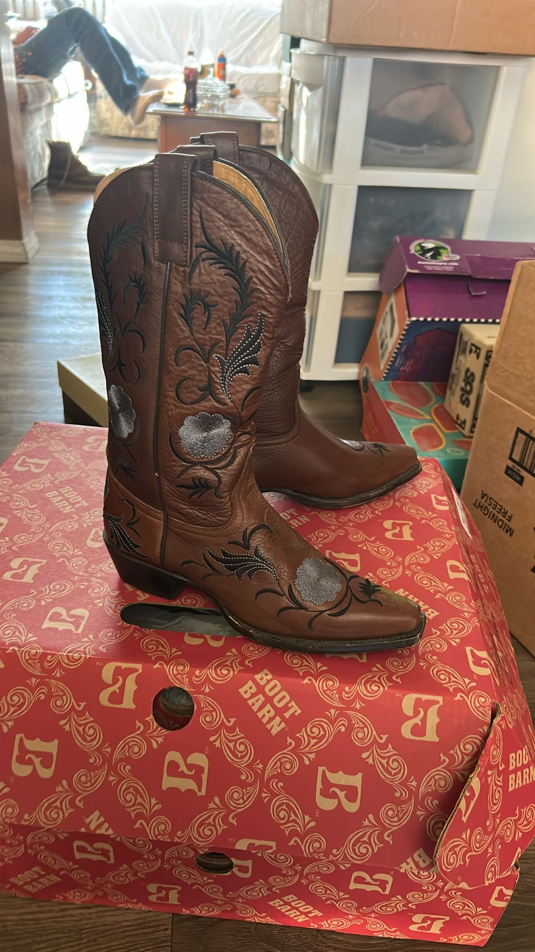 Cowgirl Boots Leather 61/2