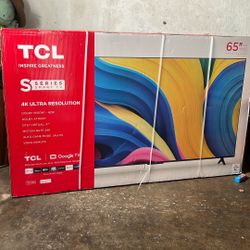 65” 4K Tv Brand New In Box