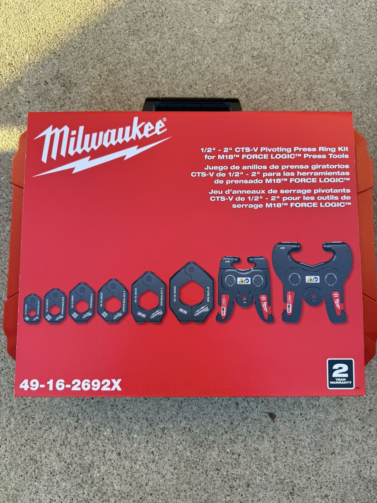 Milwaukee Pivoting Press Ring Kit