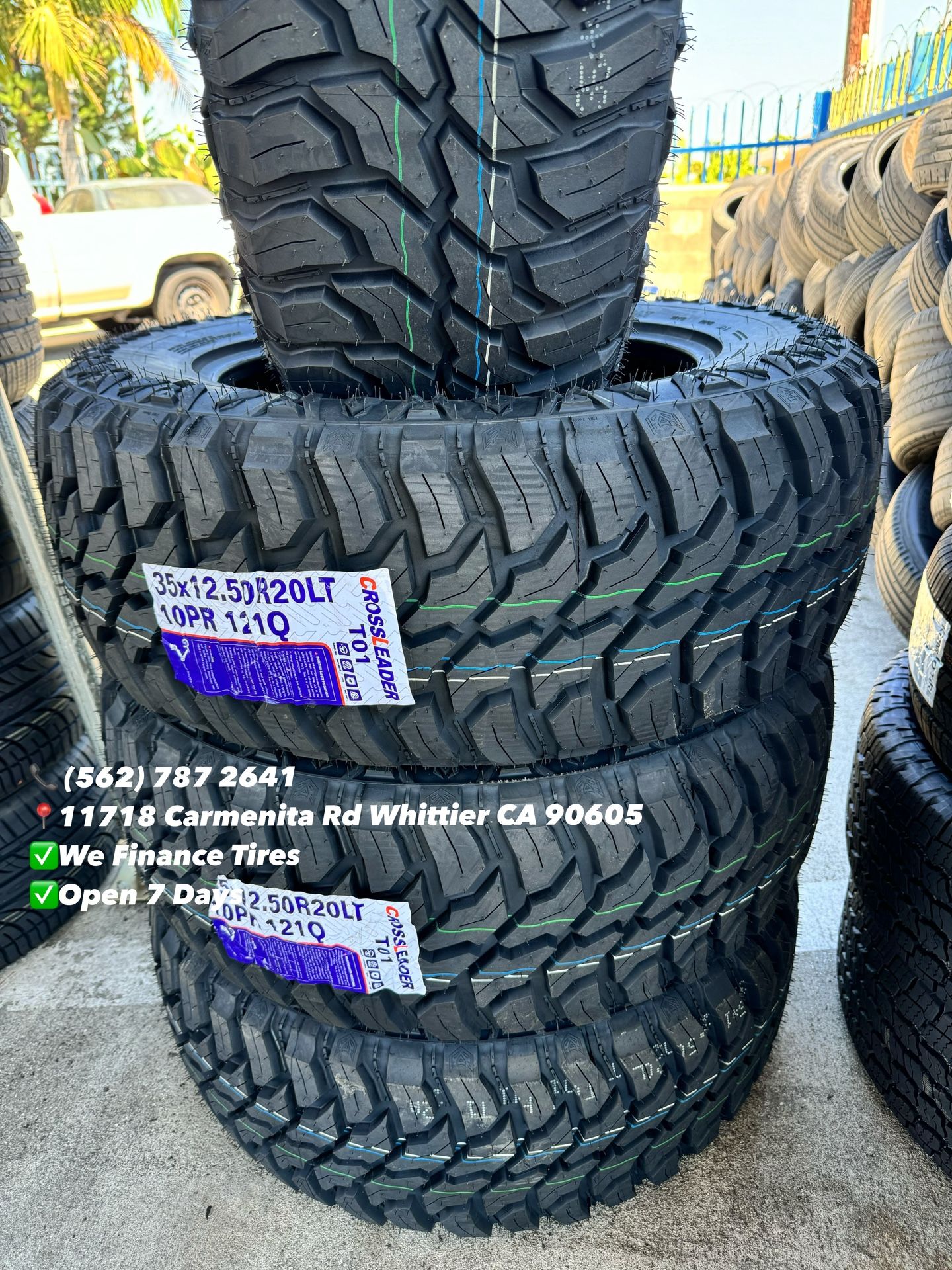 35x12.50/20 Crosswind MT 35x12.50r20 New Tires Set Installed And Balanced Llanta Nueva Instalacion Y Balanceo incluido ✅✅