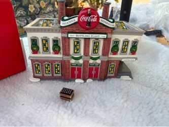 Department 56 Coca-Cola bottling plant