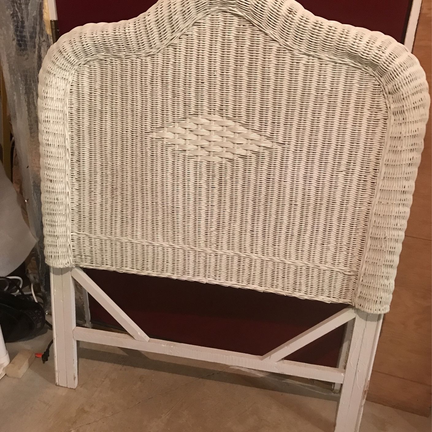 Wicker Twin Head Board