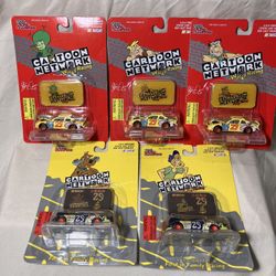 NASCAR Racing Champions Cartoon Network Set 1:64 Die Cast Car 1996 Lot Bundle