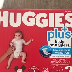 Huggies Size 2 Diapers 174 Count