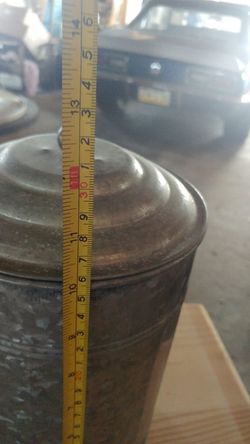 3 Silverstone galvanized Canisters