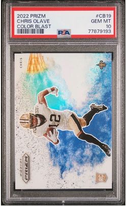 2022 PANINI PRIZM COLOR BLAST CHRIS OLAVE CB19