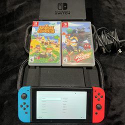 Nintendo Switch With 2 Games
