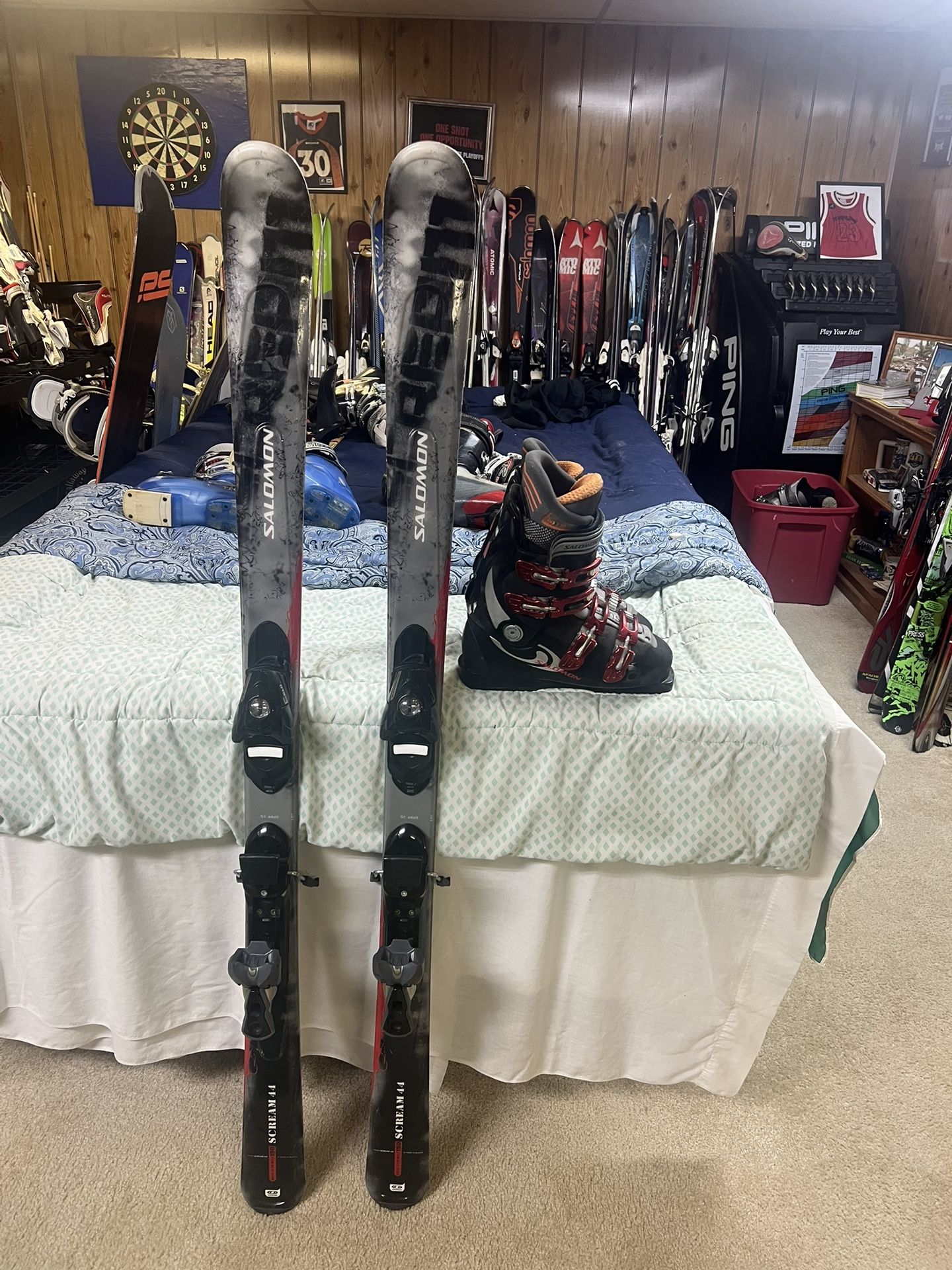 Salomon Ski Package With Boots And Bindings