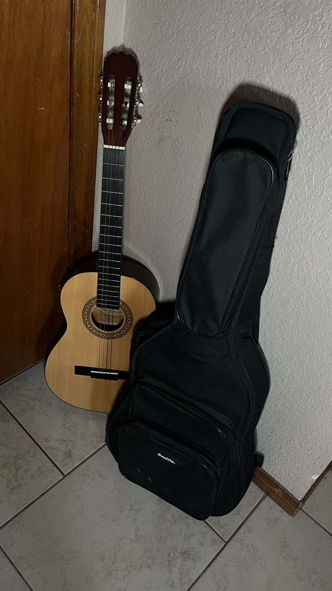 Guitar With Guitar Case