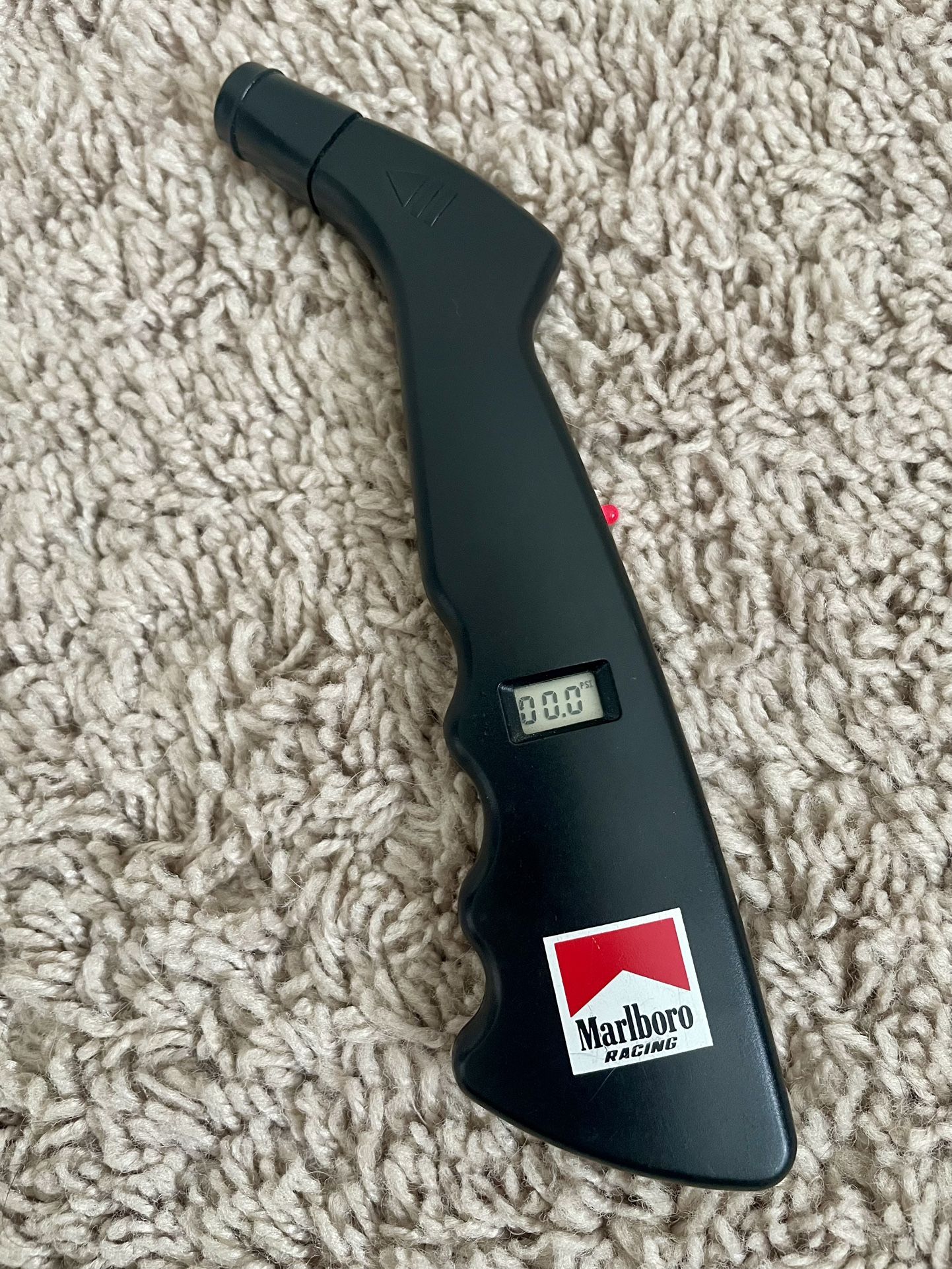 Vintage 1994 Marlboro Racing Tire Pressure Gauge (Tested And Working)