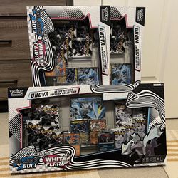 3x Pokemon Unova Heavy Hitters Premium Collection