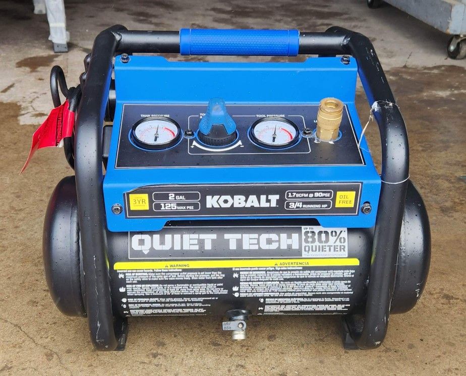 KOBALT QUIET TECH 2-Gallon Portable Hot Dog Air Compressor