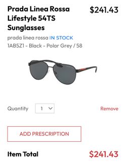 Prada lines Rossa lifestyle sunglasses