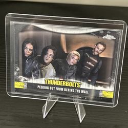 2025 Topps Marvel Studios Chrome NA-17 Thunderbolts Logo Variation New Avengers