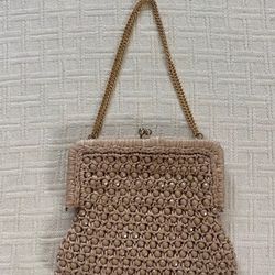 Magid vintage beaded woven purse.