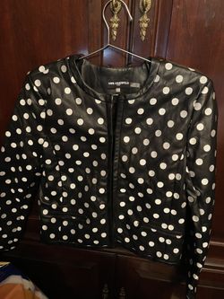 Karl Lagerfeld Leather Jacket Size 2