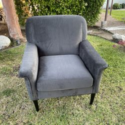 Arm chair, charcoal single sofa, living room chairs loveseat