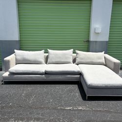 Free Delivery-Modern Grey Cloud Couch Style