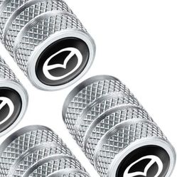 Metal Car Wheel Tire Valve Caps Replacement for Mazda