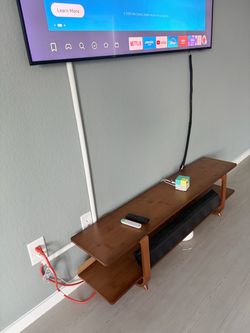 Mid-Century Modern Wood TV Stand