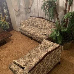 Floral Living Room Set Sofa Couch Love Seat