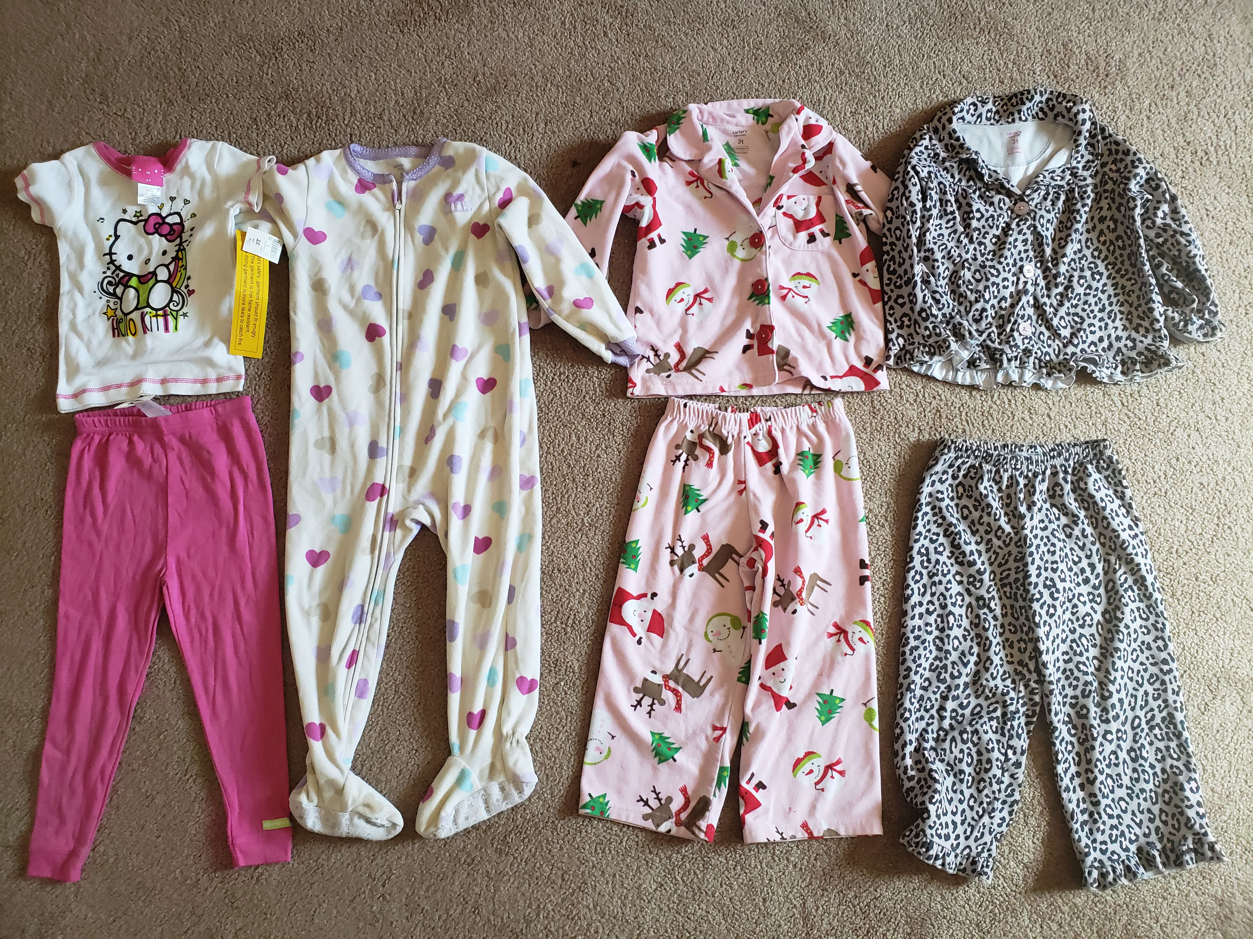 Girls pajamas size 3t