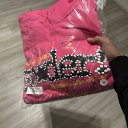 Magenta Sp5der hoodie