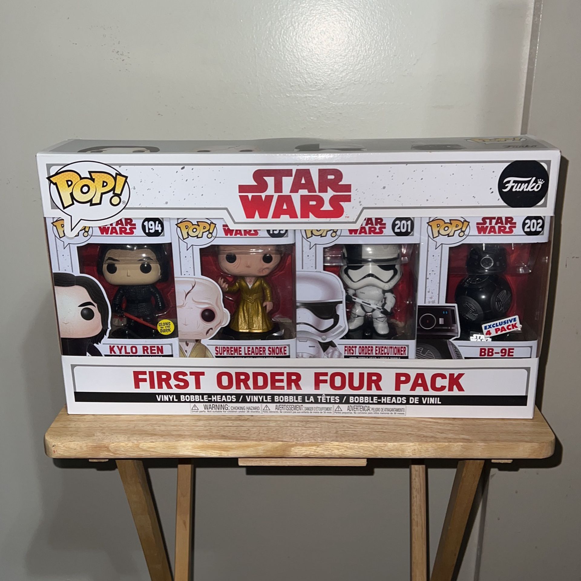 Funko The Last Jedi 4 Pack First Order Pop Exclusive