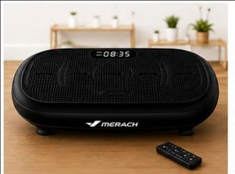 MERACH CV40 Curved Vibration Plate Exercise Machine – 440 LB Capacity