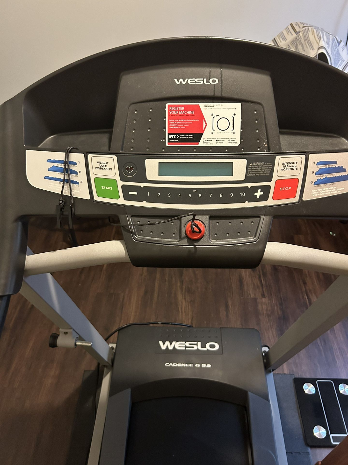 Weslo Cadence G 5.9 Treadmill 