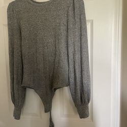 Hollister Grey Bodysuit