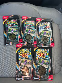 Pokémon Cards! 5 lot Chaos Rising Toxel Promo Coin Pack