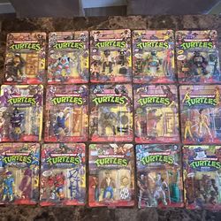 (15) TMNT (Teenage Mutant Ninja Turtles ) Figures, NIB. Never opened