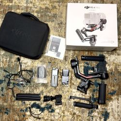 DJI - RS 4 Pro Combo, 3-Axis Gimbal Stabilizer for Cameras for DSLR & Cinema Camera Stabilizer