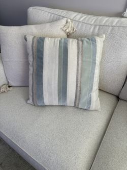 18” Decorative Striped Pillow