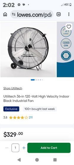 42 Inch Fan Shop Fan At Least For A Little Bit