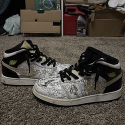 Air Jordan 1 Mid Used Size 7y No Box 