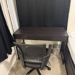 Desk With Office Chair 