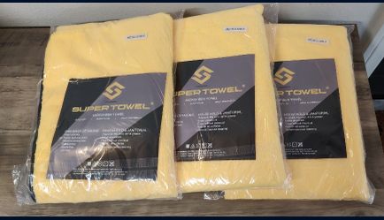 6x Microfiber Car Wash Detail Cleaning Towel