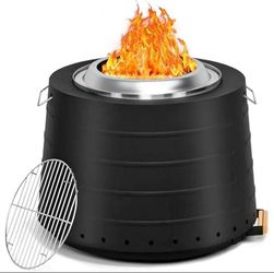 new in box outdoor smokeless fire pit