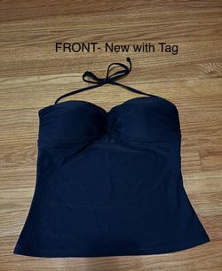 Black  Tankini Halter - Large *New* With Tags ! $20