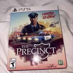 The Precinct Limited Edition Sony PlayStation PS5 STEELBOOK + MAP + SOUNDTRACK  New opened display copy Never used