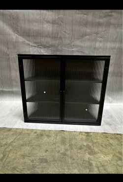 Brand New Black Wall Mounted Storage Cabinet