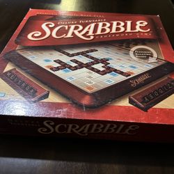 Scrabble Deluxe Board game With Turntable