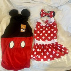 Dogs Matching Clothes Costumes