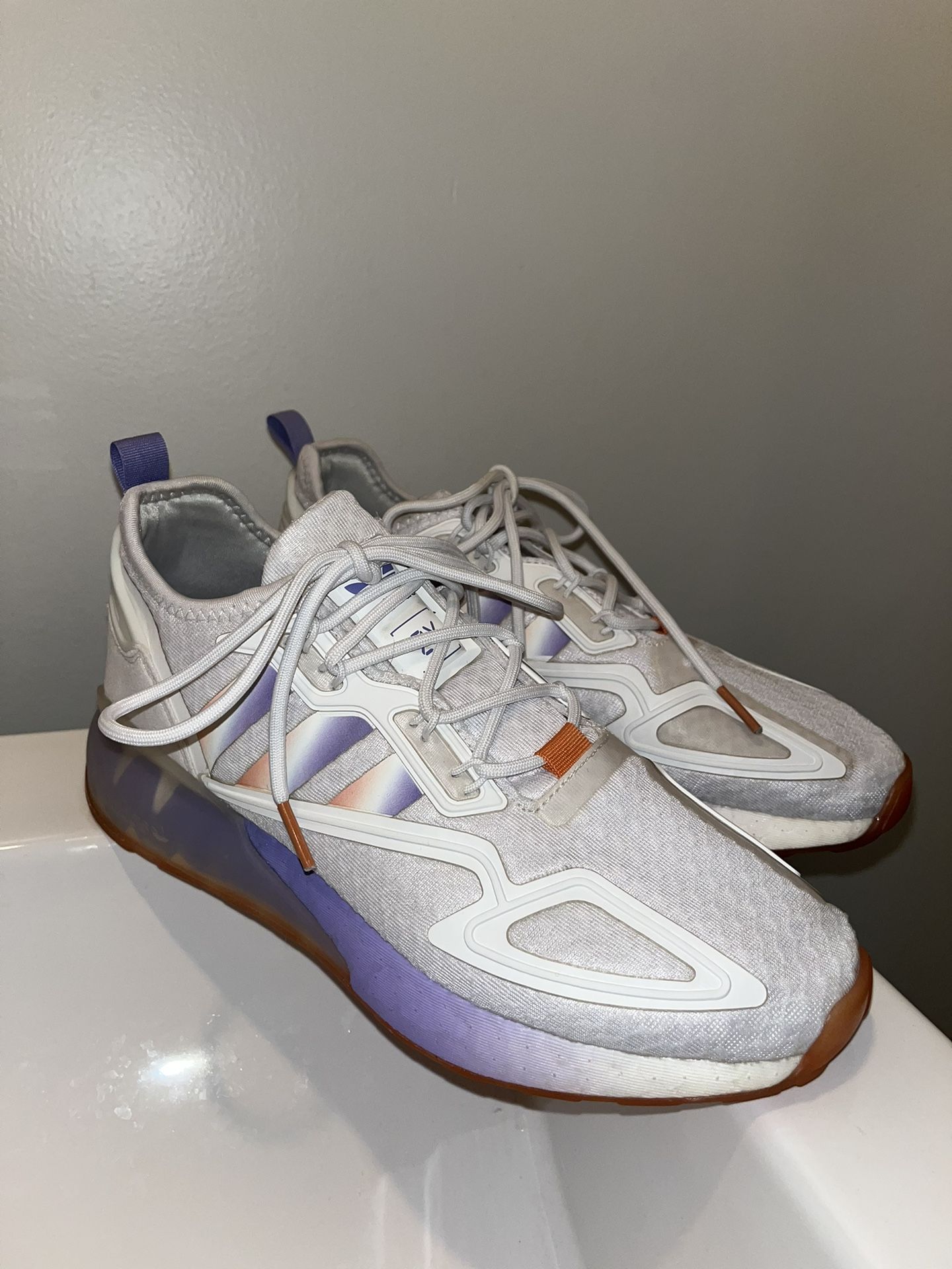 Adidas Women’s ZX 2K Boost Sneakers in ‘Gradient Purple’